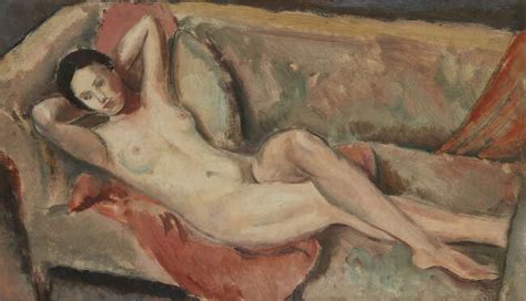 Reclining Nude On A Couch Par Bernard Meninsky Sur Artnet