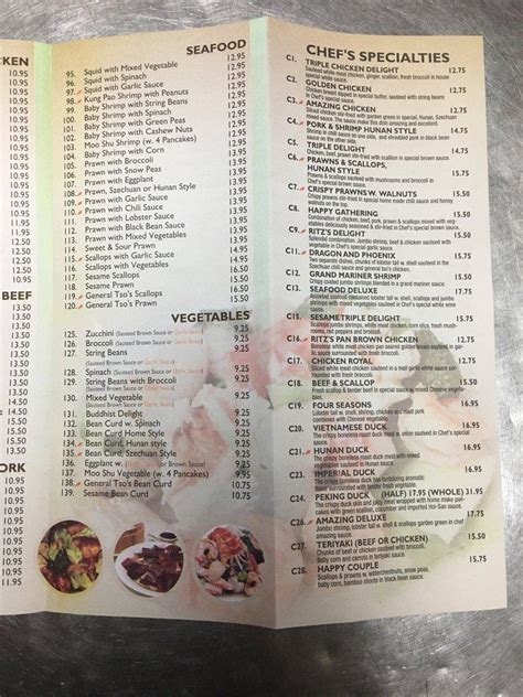 Menu At Hunan Garden Restaurant Briarcliff Manor