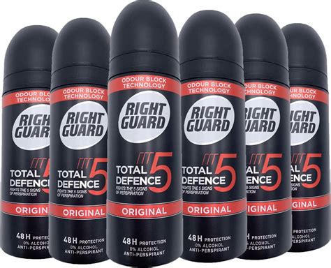 Right Guard Mens Deodorant Total Defence 5 Original Anti Perspirant