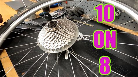 10 Speeds On 8 Speed Free Hub Youtube