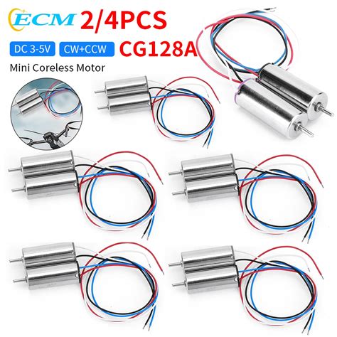 Pcs Cw Ccw Mini Coreless Hm Motor Mm Mm Micro Coreless