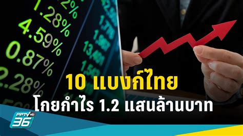 10 แบงก์ไทย ครึ่งแรกปี 66 โกยกำไร 12 แสนล้านบาท ดอกเบี้ยขาขึ้นหนุน