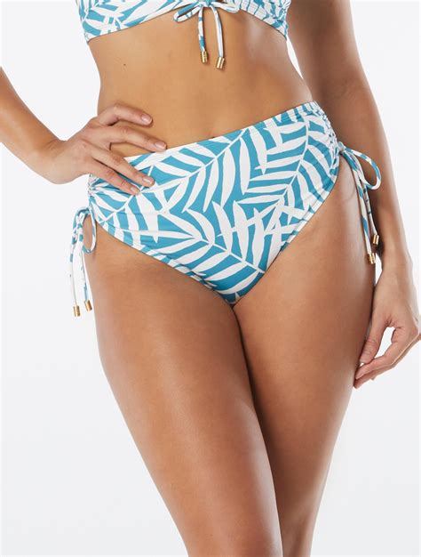 Coco Reef Inspire Shirred High Waist Bottom Royal Palm Tyr Sport Inc