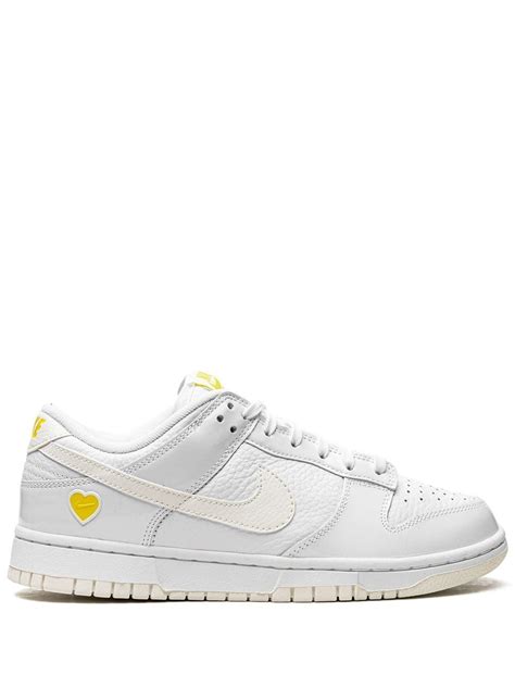 Nike Dunk Low Yellow Heart Sneakers Farfetch