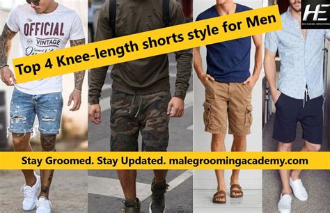 Top 4 Knee Length Shorts Style For Men Latest Mens Fashion