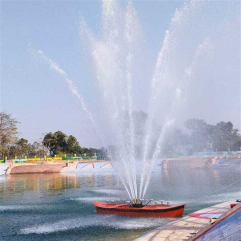 Stainless Steel Floating Fountains For Pond Lakes Lazy River Pools