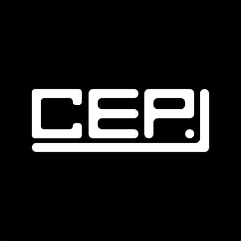 cep Brief Logo kreativ Design mit Vektor Grafik, cep einfach und modern ...