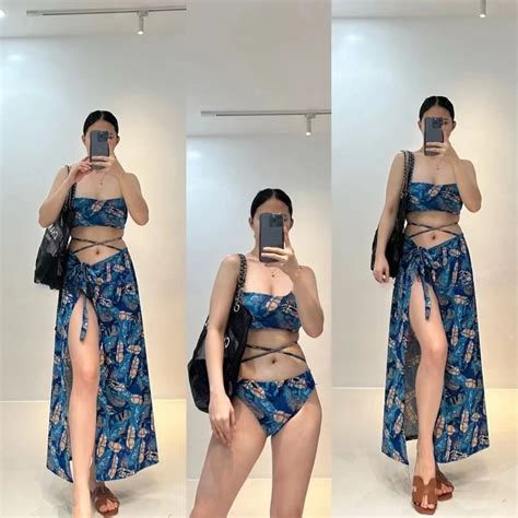 In Bikini Terno Swimwear For Women Boho Sexy Summer Swimsuit For Women Rash Guard Terno