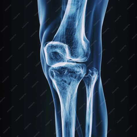 Premium Photo | Xray Imaging of Knee Joint Ligament and Bone Alignment