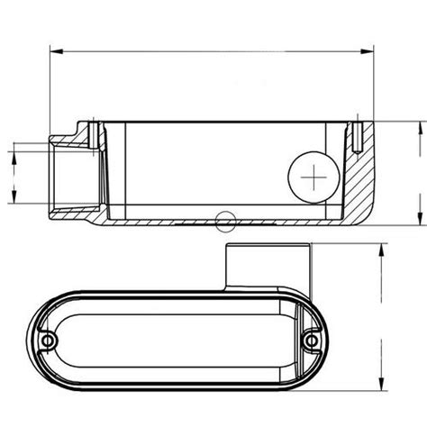 Buy Morris 14082 1 Threaded Aluminum Rigid Conduit Body LR Type