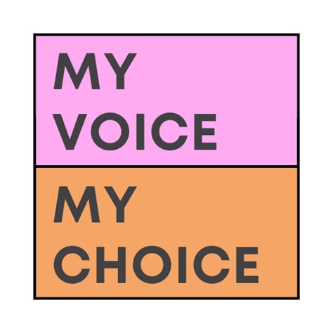 The Journey From April October 2023 — My Voice My Choice