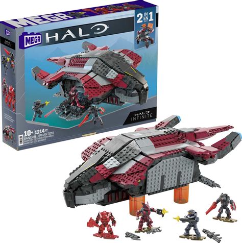 Buy Mega Halo Banished Phantom Aircraft Halo Infinite Building Set Ages