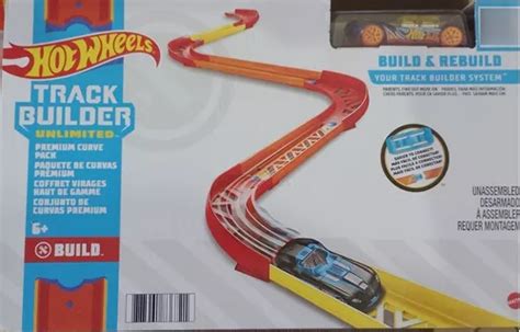 Hot Wheels Pista Track Builder Curvas Premium Glc Mattel Parcelamento Sem Juros