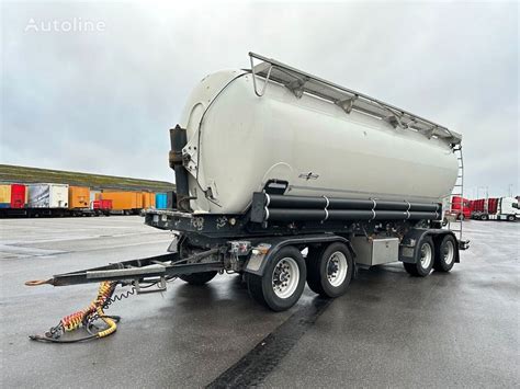 Spitzer 4 Axle 40 M3 Alu Tip Silo Tank Tanker Trailer For Sale Denmark