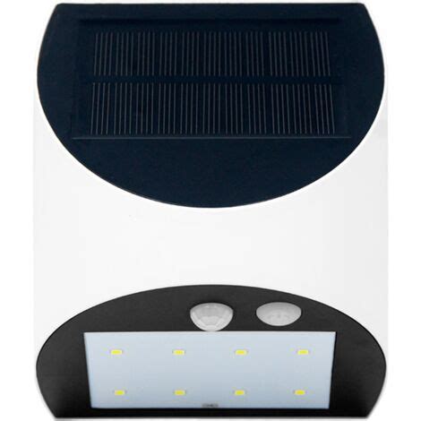 Aplique De Pared Solar LED 3W IP54 Con Detector De Movimiento