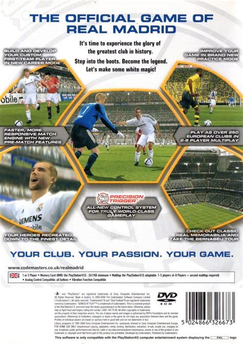 Club Football 2005 Cover Or Packaging Material MobyGames