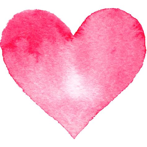 Pretty In Pink Watercolor Heart Td Hearts 5