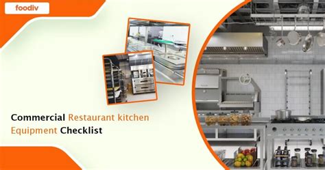 Restaurant Kitchen Equipment: Ultimate Checklist - Foodiv