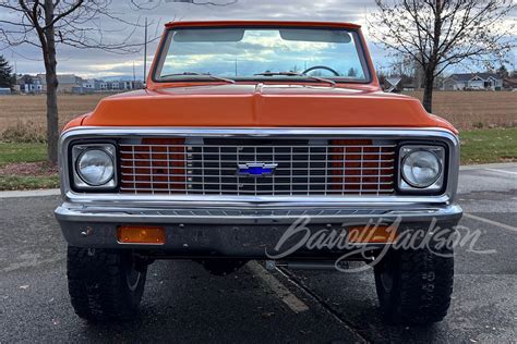 Lot 1602 1972 Chevrolet K5 Blazer Custom Suv Barrett Jackson