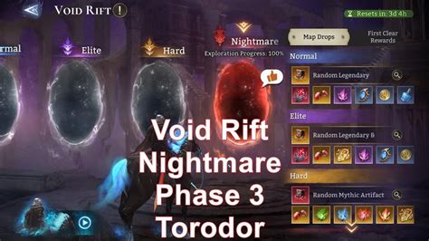 Void Rift Nightmare Phase 3 Torodor Watcher Of Realms YouTube