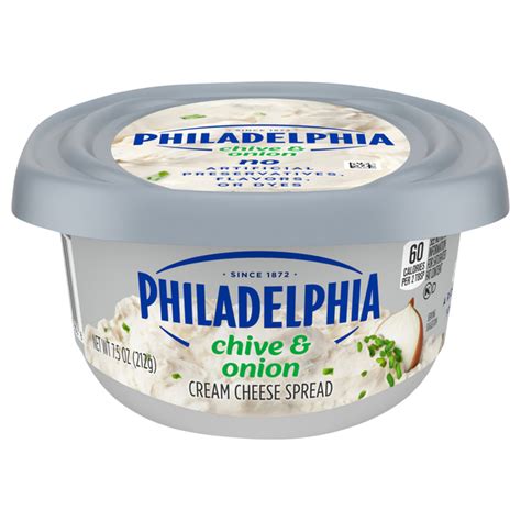 Kraft Philadelphia Soft Cream Cheese Chive Onion Products Lowes