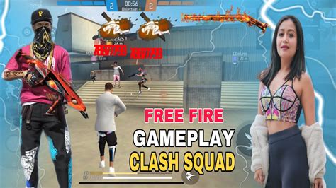 Free Fire Clash Squad Gameplay 😍😍 फ्री फायर क्लासिक स्क्वाड मैच गेम