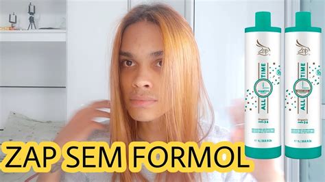 Zap Progressiva Em Cabelo Masculino Longo Como Fiz Progressiva Zap