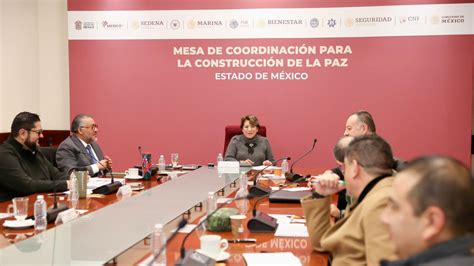 Encabeza Delfina Gómez mesa para la construcción de la paz