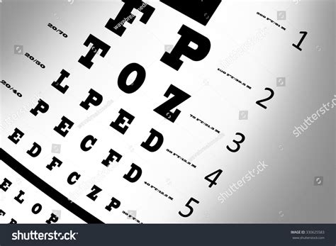 Eye Sight Test Chart Multiple Lines