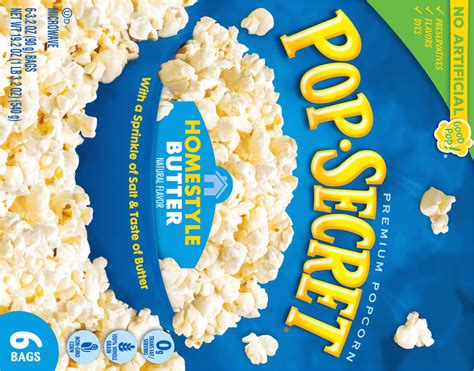 Pop Secret® Homestyle Microwave Popcorn-Planogram-Back