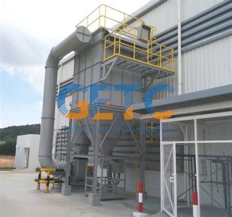 Industrial Pulse Bag Filter Powder Dust Collector For Concrete Batching