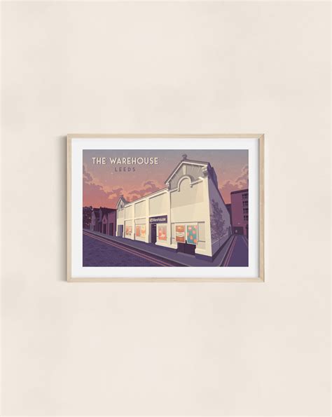 Warehouse Leeds Nightclub Poster – Bucket List Prints