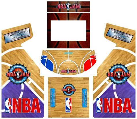 NBA Multicade Artwork Design Arcade Graphics