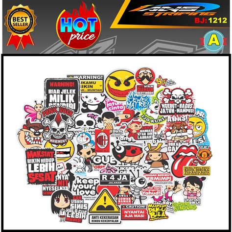 Jual Sticker Aesthetic Isi 40pcs Stiker Laptop Hp Kulkas Kaca Stiker Estetik Shopee Indonesia