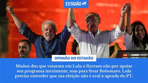 Estadão 🗞️ On Twitter Editorial No Domingo Lula Assumiu Um