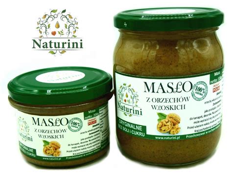 MASŁO Z ORZECHÓW WŁOSKICH POLSKIE 100 SMOOTH 530g Naturini Sklep