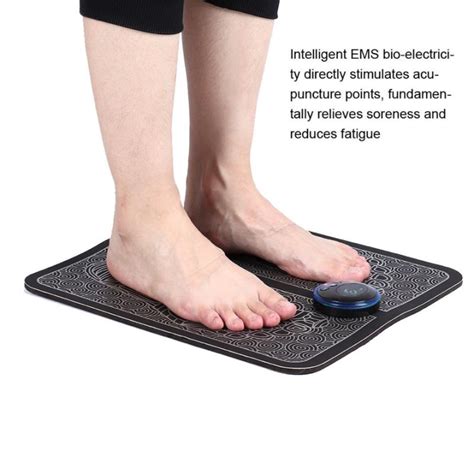 Electric Ems Foot Massage Pad Feet Acupuncture Stimulator Massager Lazada Ph