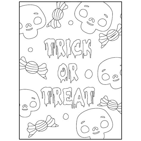 Coloriages D Halloween Pour Les Enfants Vecteur Premium