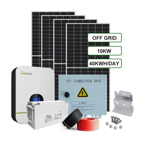 Growatt Off Grid Inverter Kit 5kw 5000w Solar Set 10kw Photovoltaic