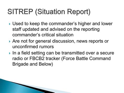 Ppt Performing Voice Commands Sitrep 9 Line Medevac And Visual Signal Techniques Powerpoint