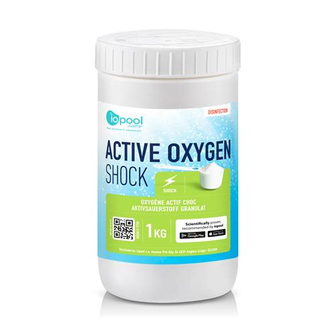 Active oxygen (fast acting powder) - 1kg - iopool - Treatment