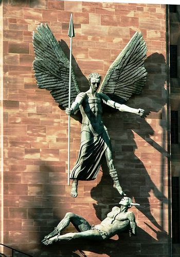 St Michael And The Devil Coventry Cathedral In Coventry