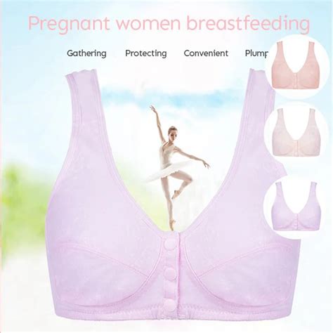 Nursing Bra Breast Feeding Cotton Maternity Bras Prevent Sagging For