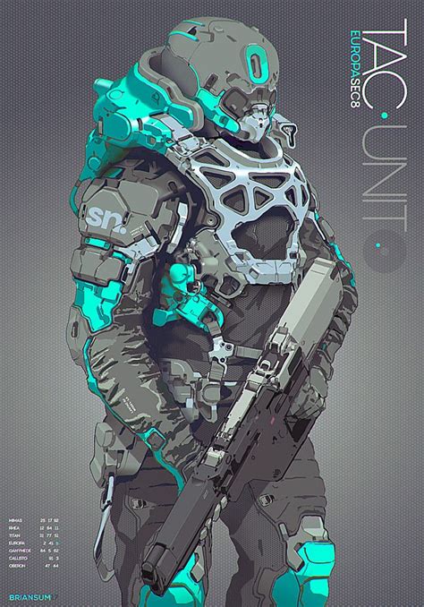 ArtStation Tactical Units Brian Sum Concept Art Characters Robot