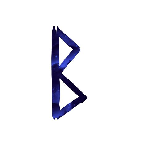 Berkana Rune Elder Futhark PNG Vikings Rune Runic Alphabet Digital