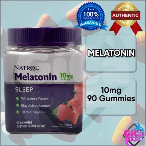 Natrol Melatonin Strawberry Mg Gummies Lazada Ph