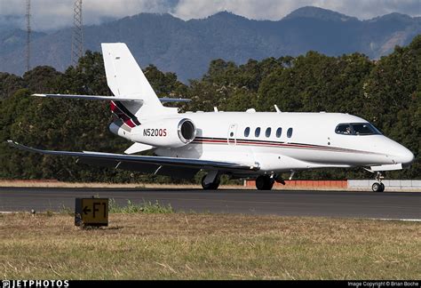 N520QS Cessna 680A Citation Latitude NetJets Aviation Brian Boche