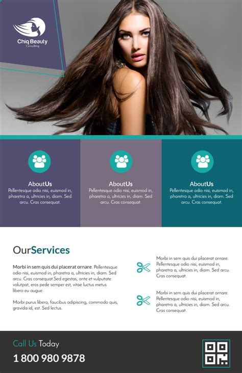 Awesome Hair Stylist Flyer Template | MyCreativeShop