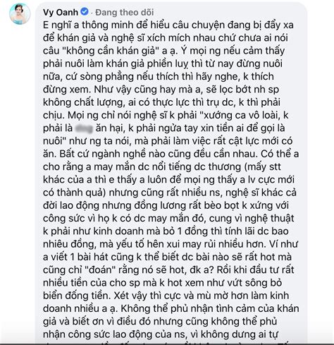 Chưa hết biến Nhạc sĩ Nguyễn Văn Chung và Vy Oanh khẩu chiến gay gắt về quan điểm khán giả nuôi