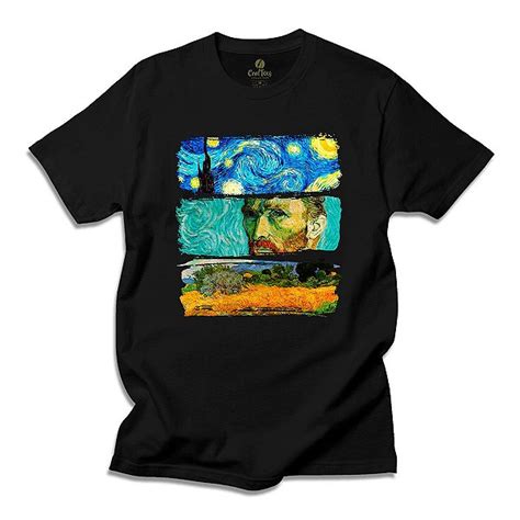 Camiseta Arte E Cultura Cool Tees Mestre Van Gogh Cool Tees Loja De